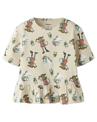 Name it - NMFMara Pippi Top - Peyote Melange